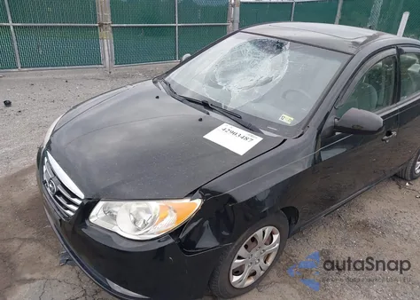 2010 Hyundai Elantra Blue/Gls/Se from USA, damaged, VIN KMHDU4AD0AU190838